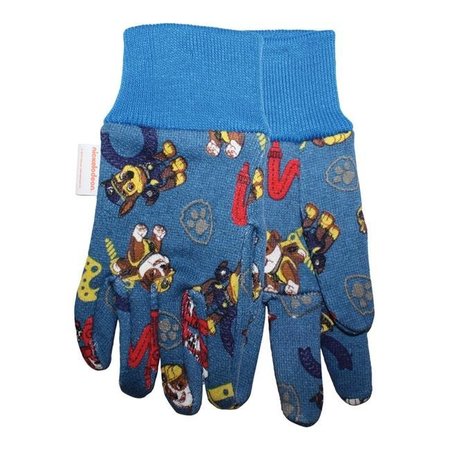 GRILLGEAR Nickelodeon Kids Cotton Gardening Gloves - Blue- pack of 6 GR152803